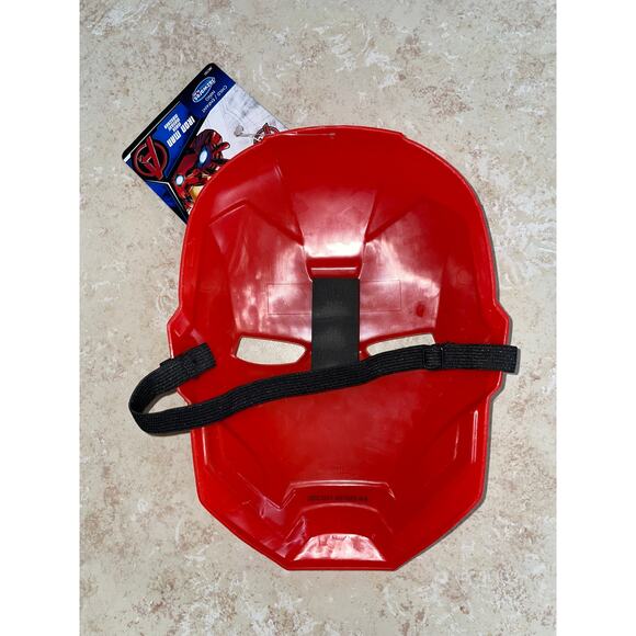 CHILD IRON MAN MARVEL AVENGERS 3D FACE HALLOWEEN MASK COSTUME NEW - Picture 2 of 2